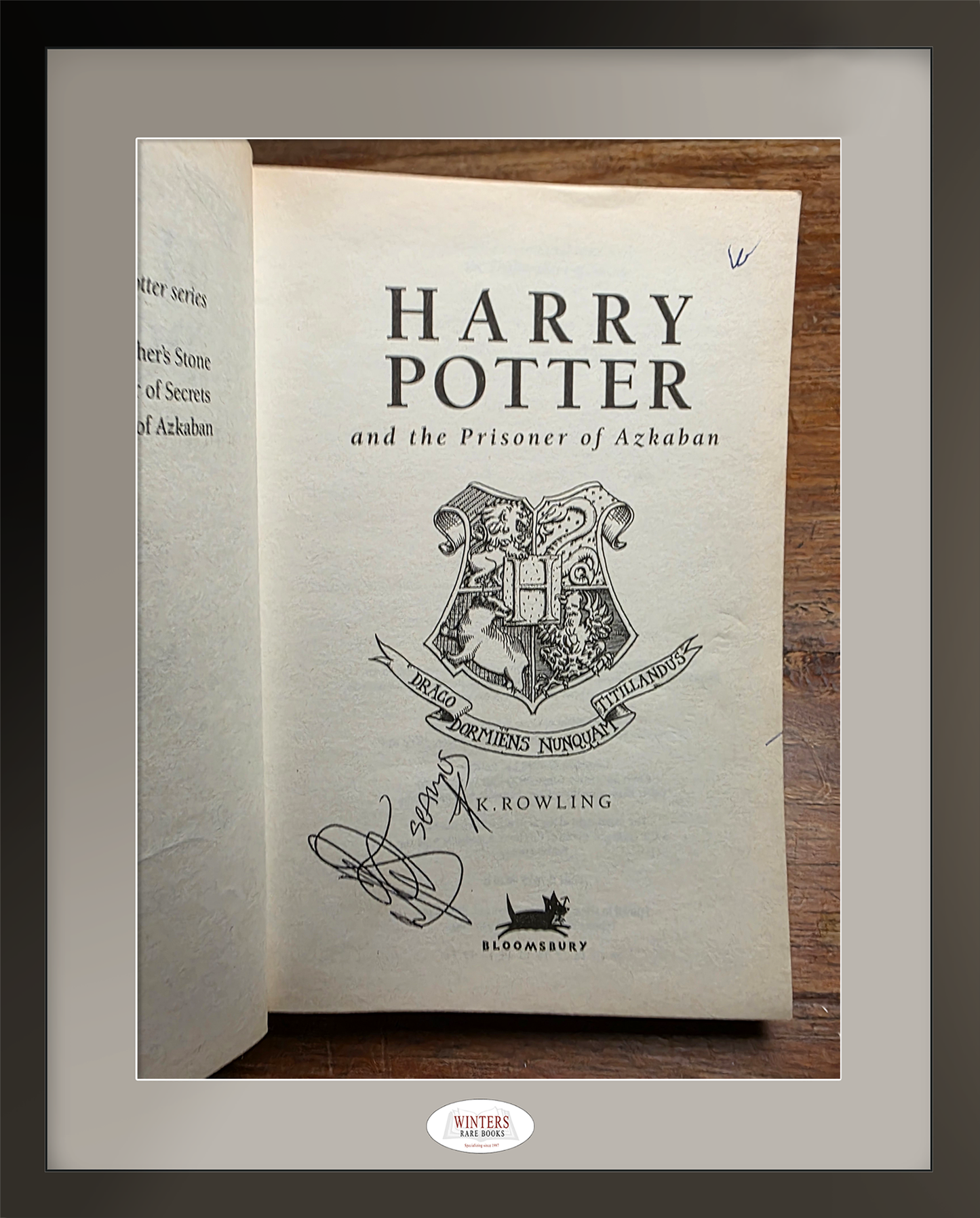 Harry Potter and the Prisoner of Azkaban - Signed by the main cast and stunt doubles