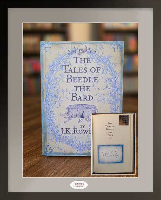 The Tales of Beedle the Bard signed on scarce bookplate
