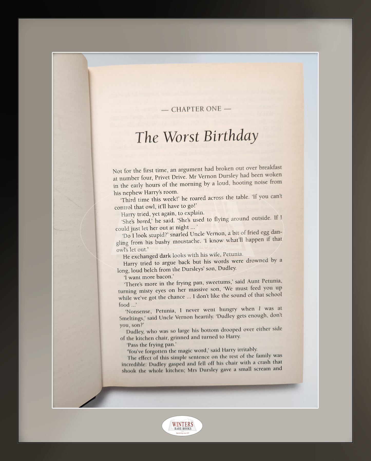 Harry Potter and the Chamber of Secrets – Ultra Rare signed first edition