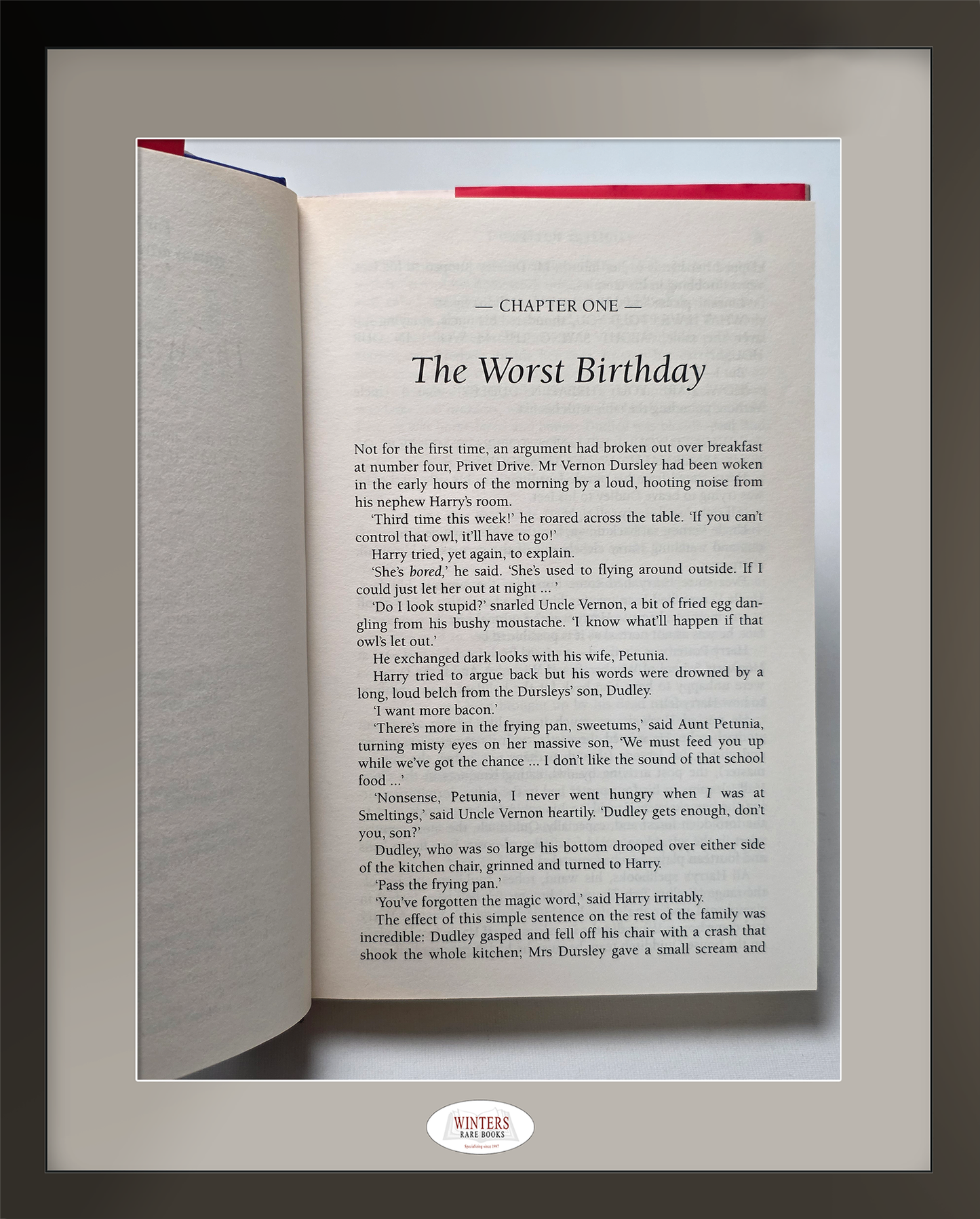 Harry Potter and the Chamber of Secrets – 1st Edition, 7th Printing