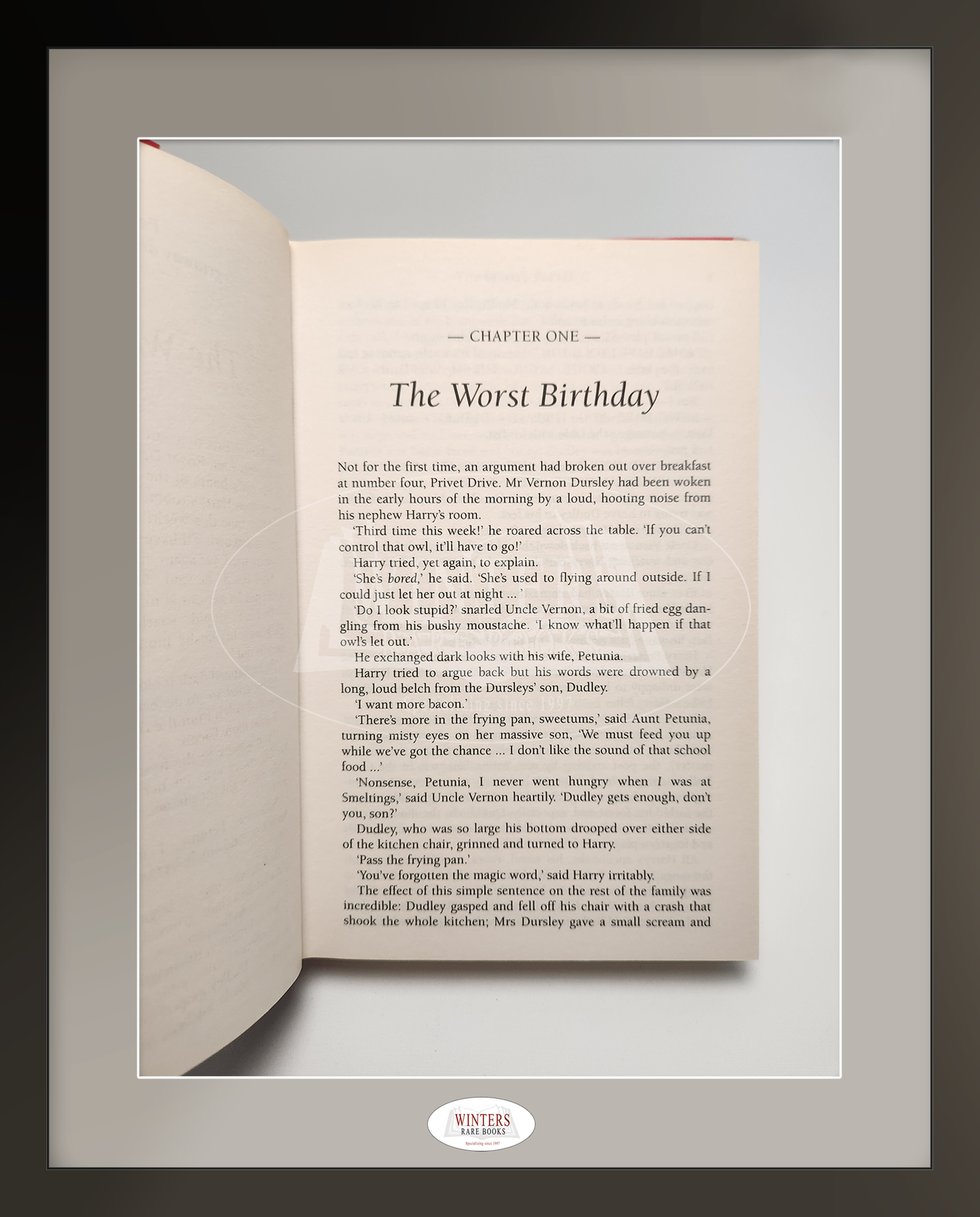 Harry Potter and the Chamber of Secrets - Near Pristine First Edition, First printing