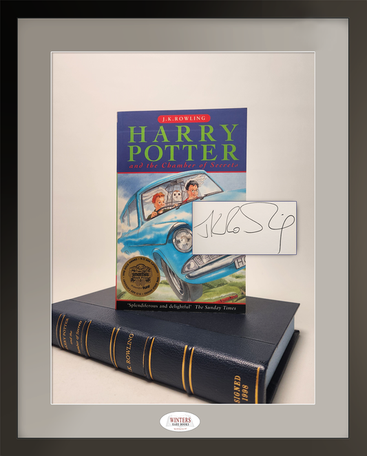 signed paperback Harry Potter and the Chamber of Secrets