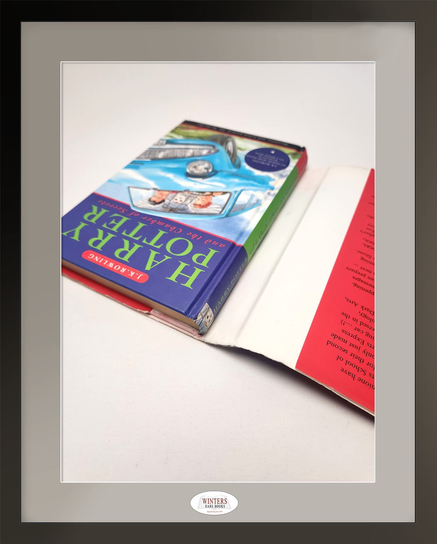 Harry Potter and the Chamber of Secrets – inscribed and signed association copy