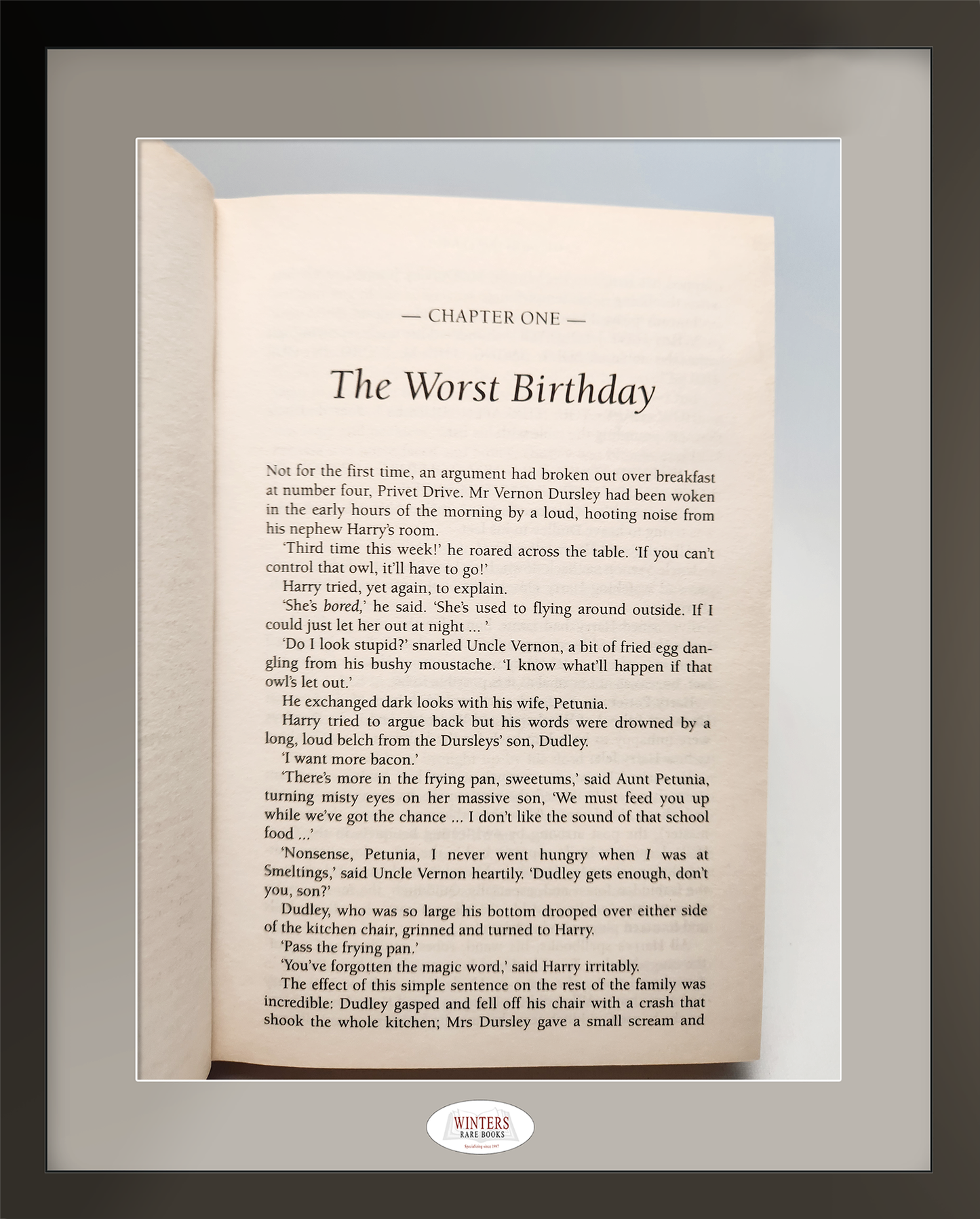 Harry Potter and the Chamber of Secrets - 1st Edition, 8th Printing