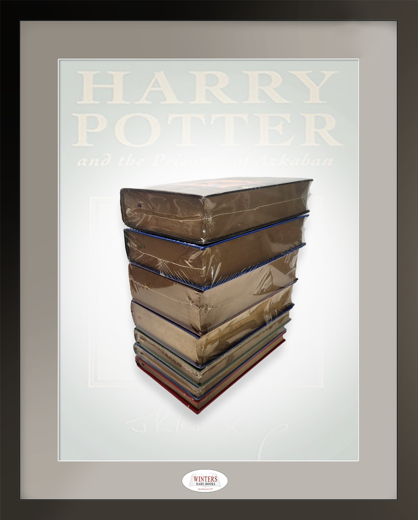 Complete set of Harry Potter DELUXE first editions, first printings – NEAR PRISTINE