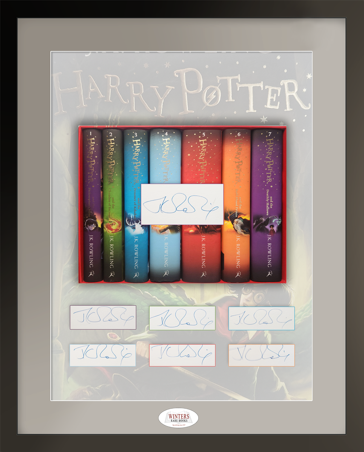 Complete signed set Harry Potter
