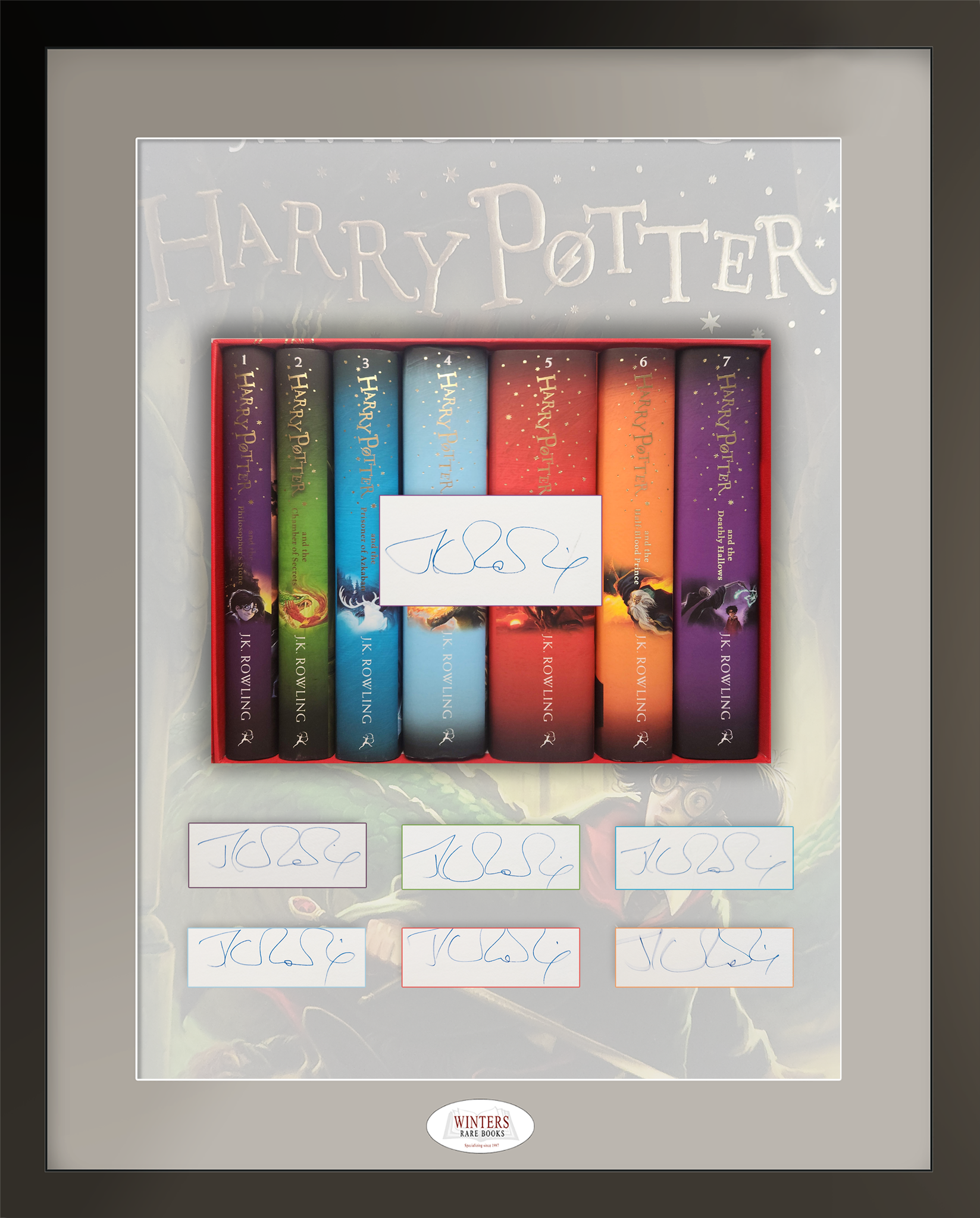 Complete signed set Harry Potter