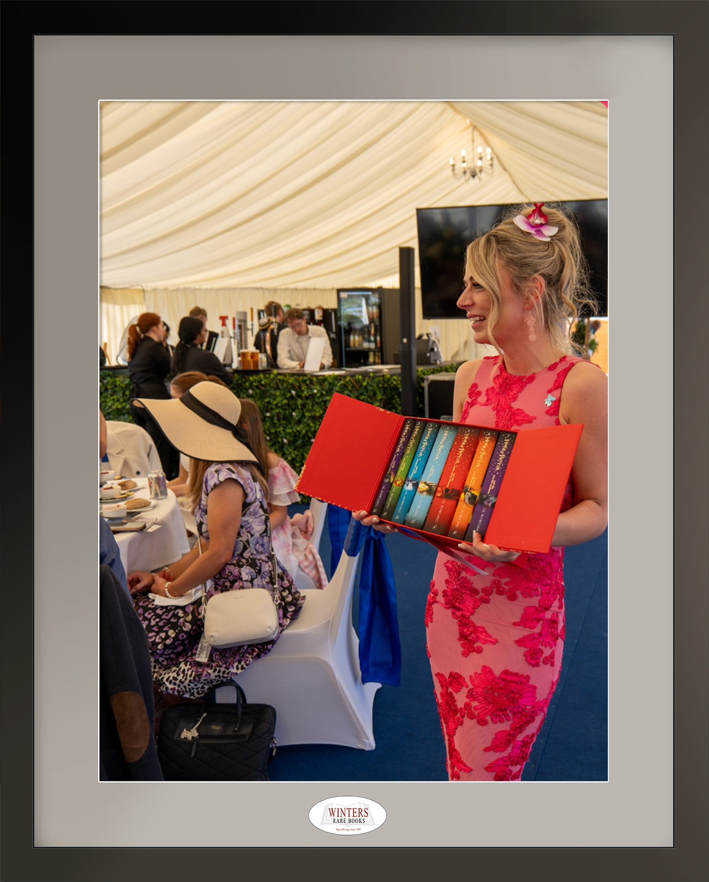 Truly unique (1/1) signed set of the second UK hardback edition of Harry Potter (illustrated by Jonny Duddle)