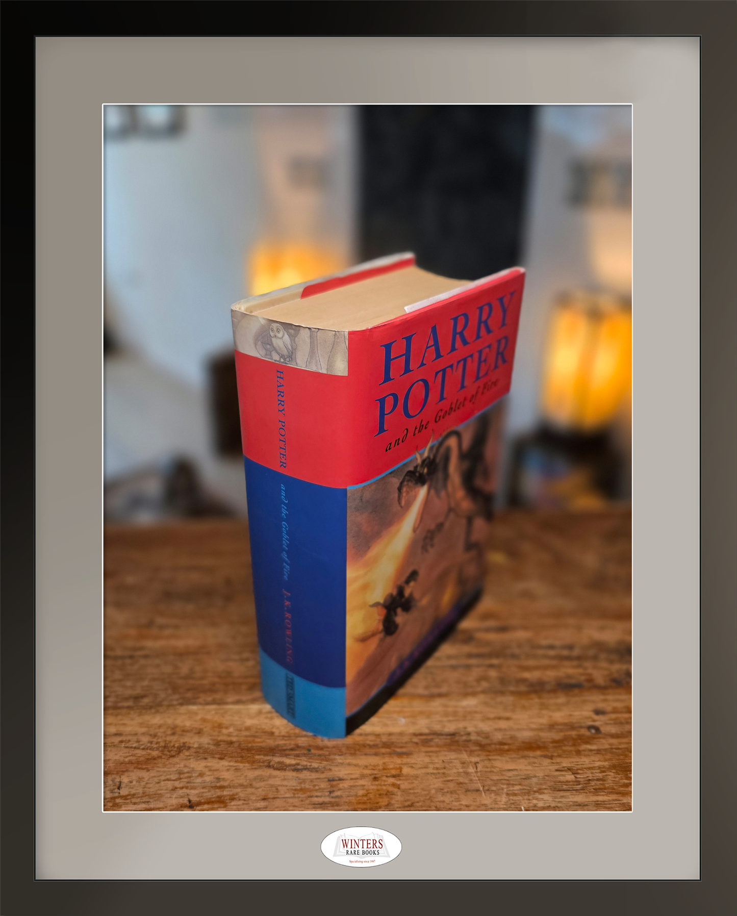 Harry Potter and the Goblet of Fire – Ultra-rare (1/1) inscribed first Ted Smart edition, first printing