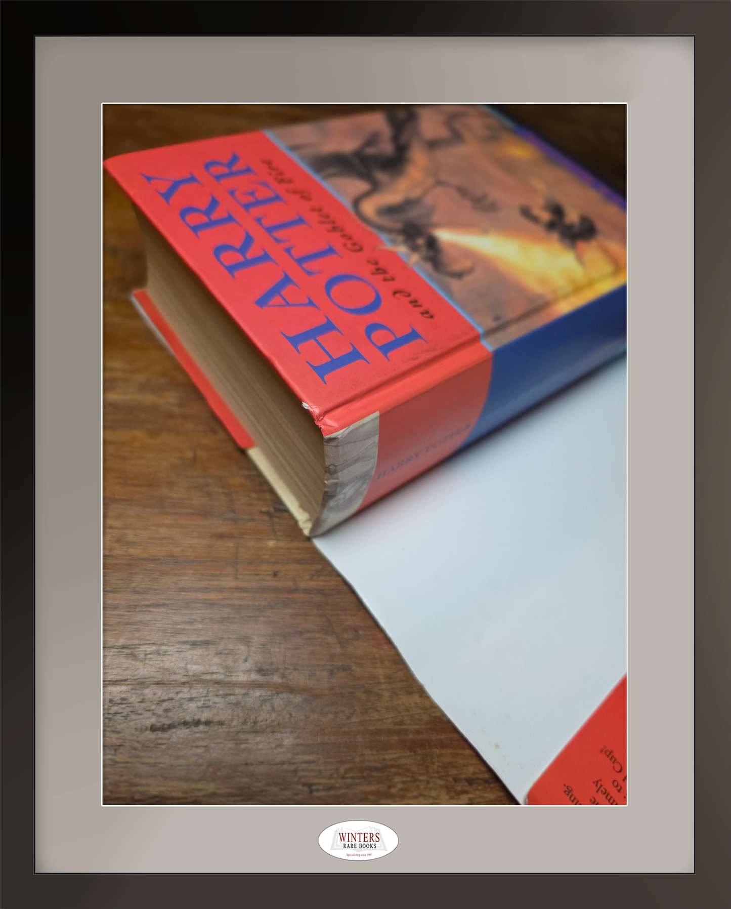 Harry Potter and the Goblet of Fire – Ultra-rare (1/1) inscribed first Ted Smart edition, first printing