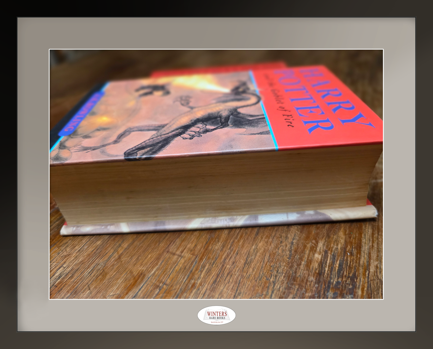 Harry Potter and the Goblet of Fire – Ultra rare (1/3) authentic signed first Ted Smart edition, first printing