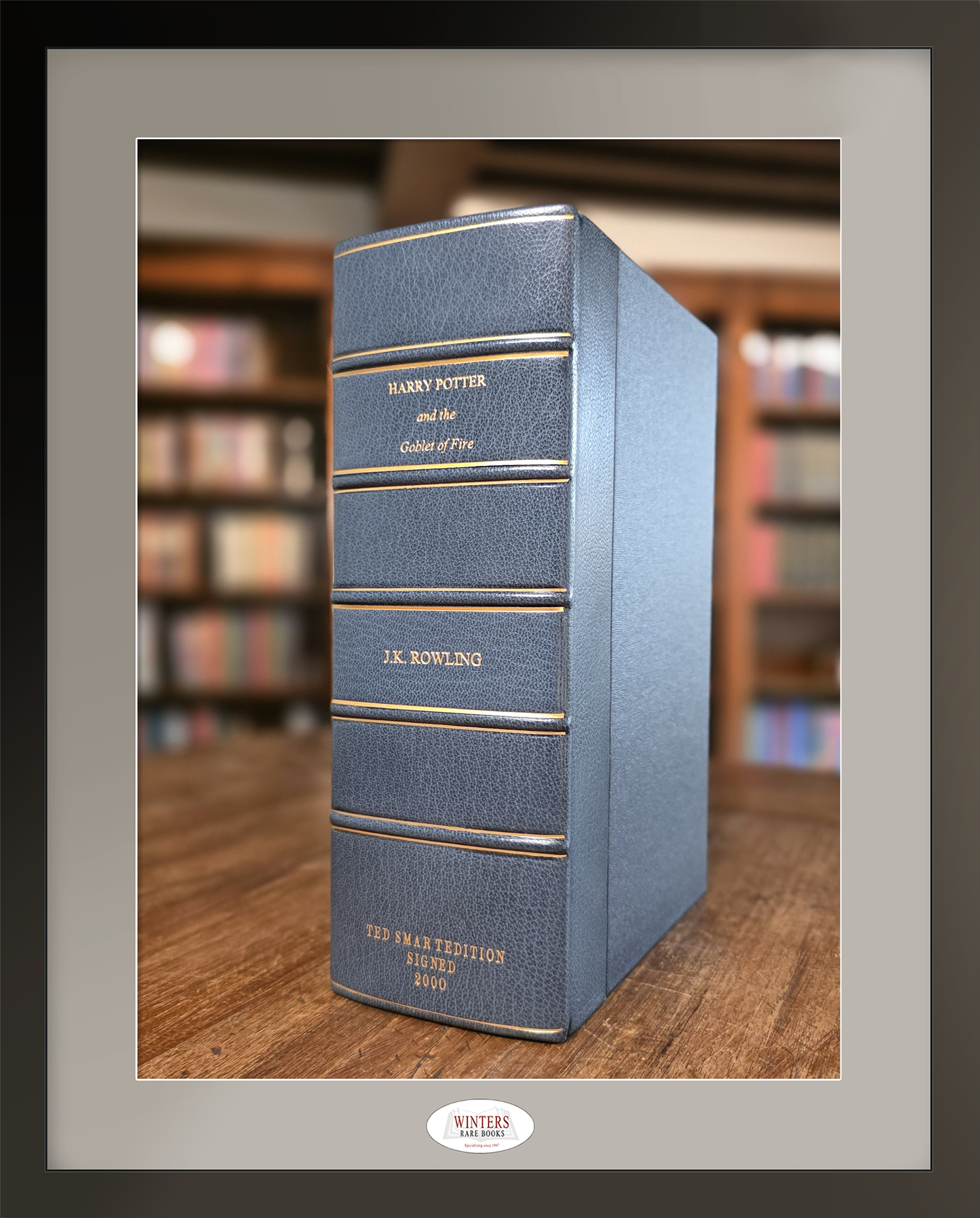 Harry Potter and the Goblet of Fire – Ultra rare (1/3) authentic signed first Ted Smart edition, first printing