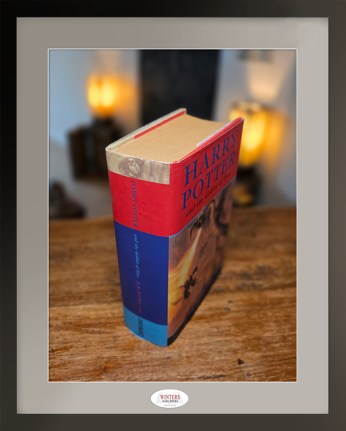 Harry Potter and the Goblet of Fire – Ultra rare (1/3) authentic signed first Ted Smart edition, first printing