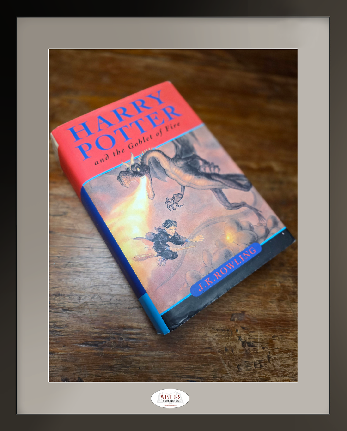 Harry Potter and the Goblet of Fire – Ultra rare (1/3) authentic signed first Ted Smart edition, first printing