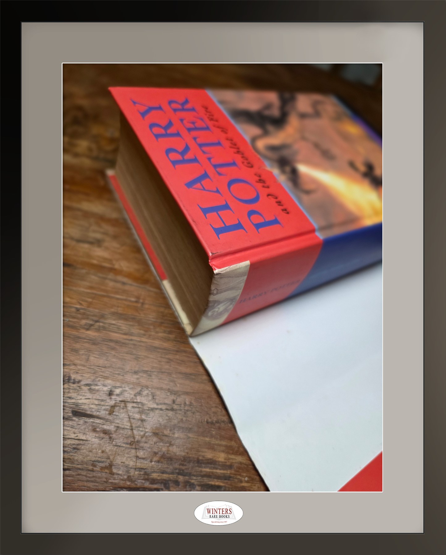 Harry Potter and the Goblet of Fire – Ultra rare (1/3) authentic signed first Ted Smart edition, first printing