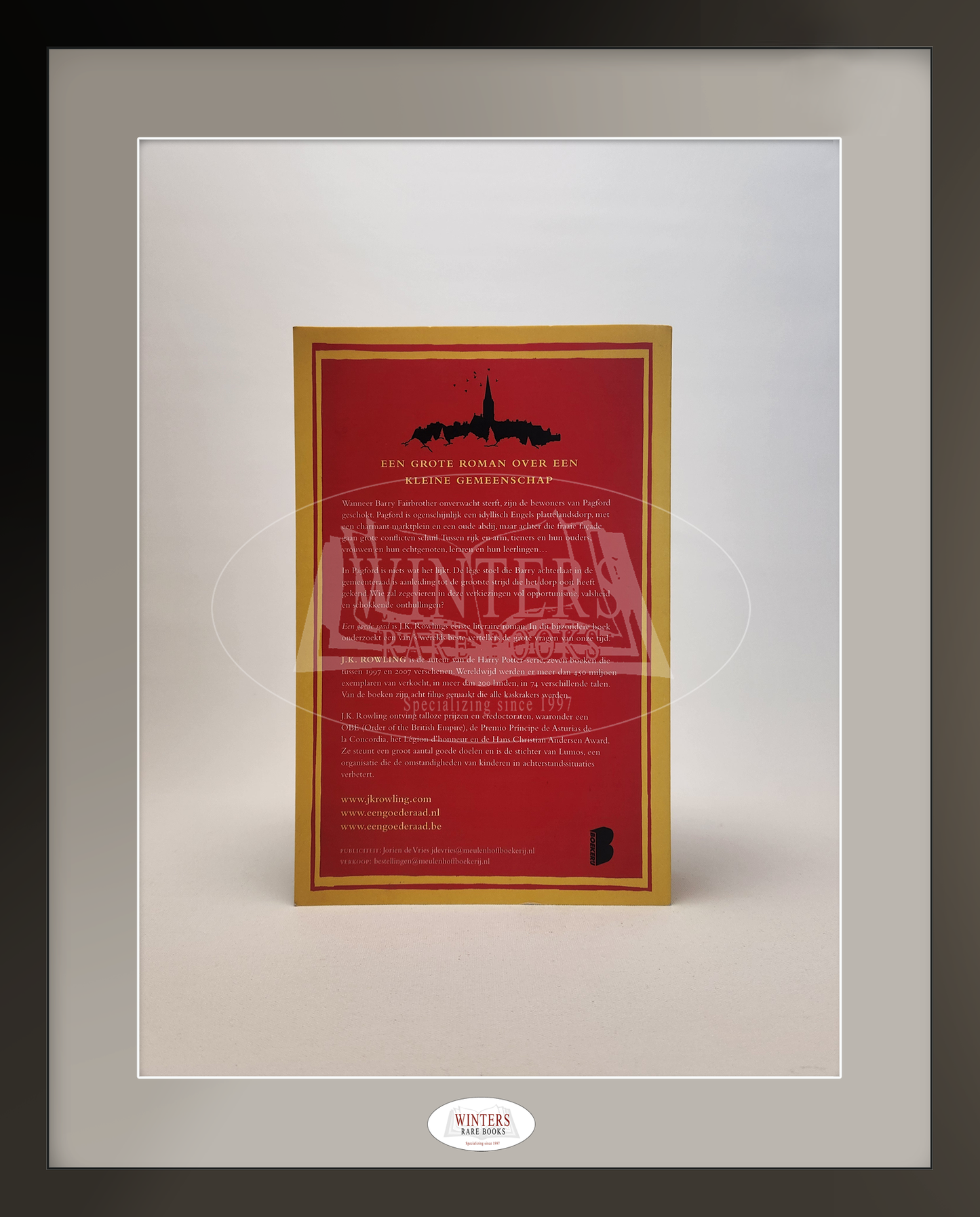 Proof Copy of A Casual Vacancy (Dutch edition)