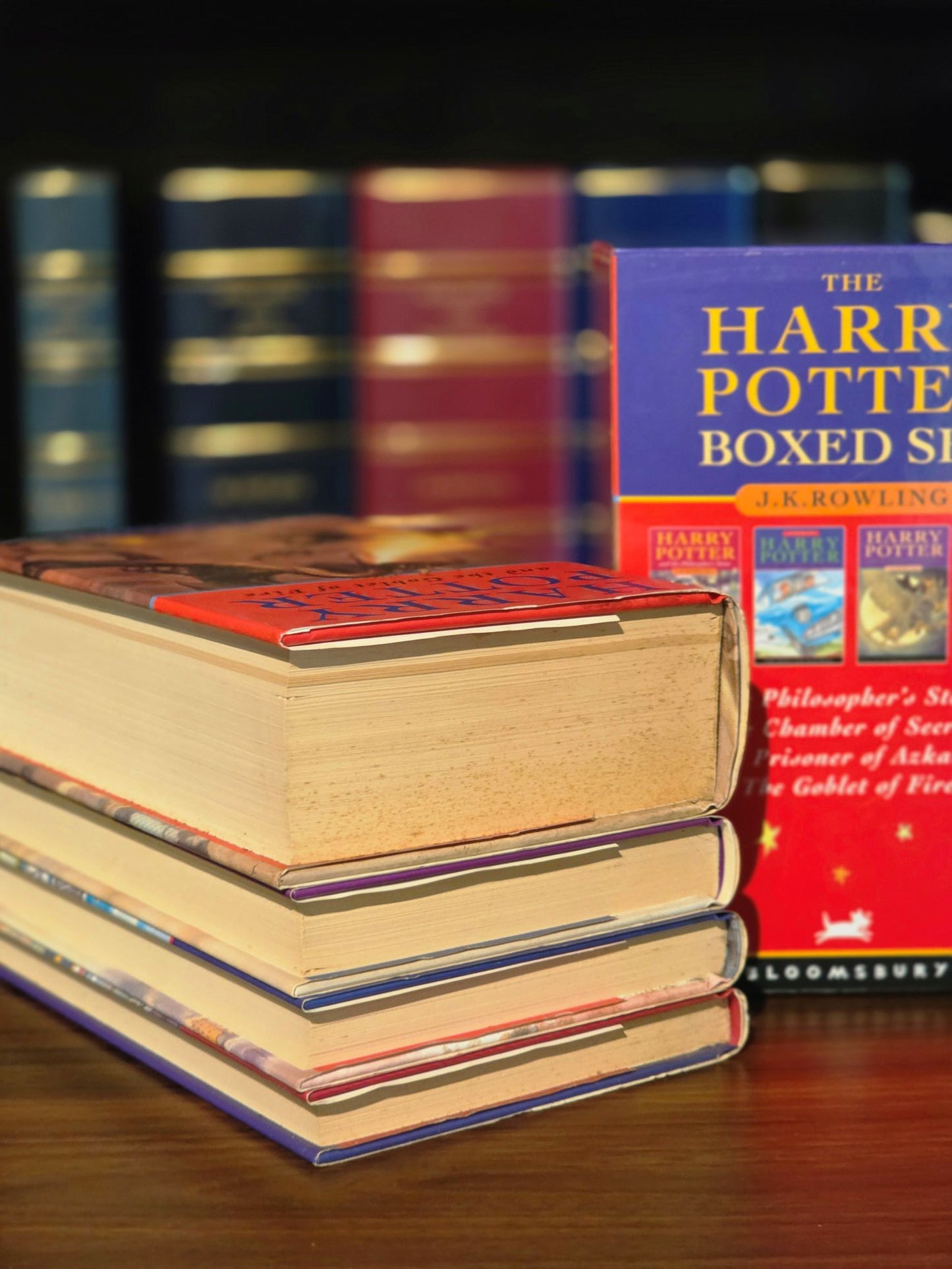 The Harry Potter collection, books 1–4 with original Bloomsbury ‘It’s Magic!’ slipcase
