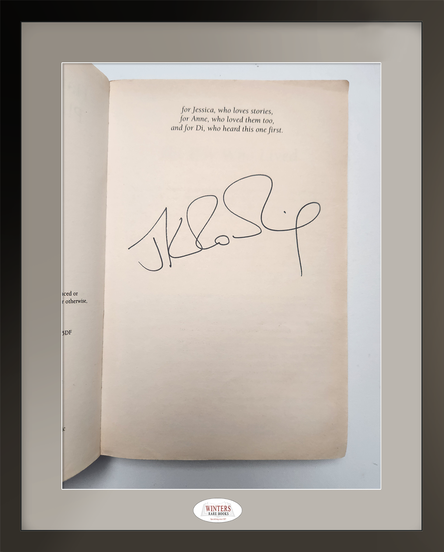 Harry Potter and the Philosopher’s Stone – 8th Printing, Signed