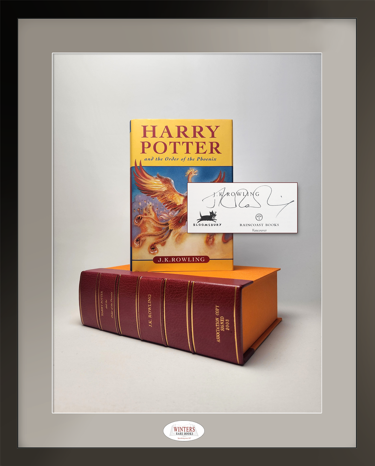 Signed association copy Harry Potter and the Order of the Phoenix