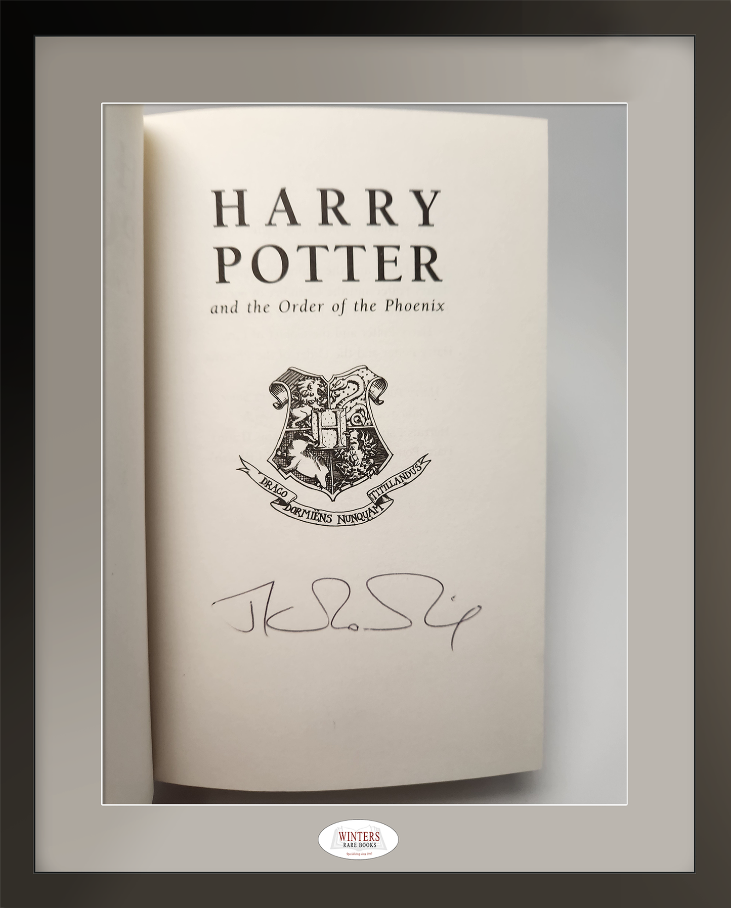 Harry Potter and the Order of the Phoenix – Signed