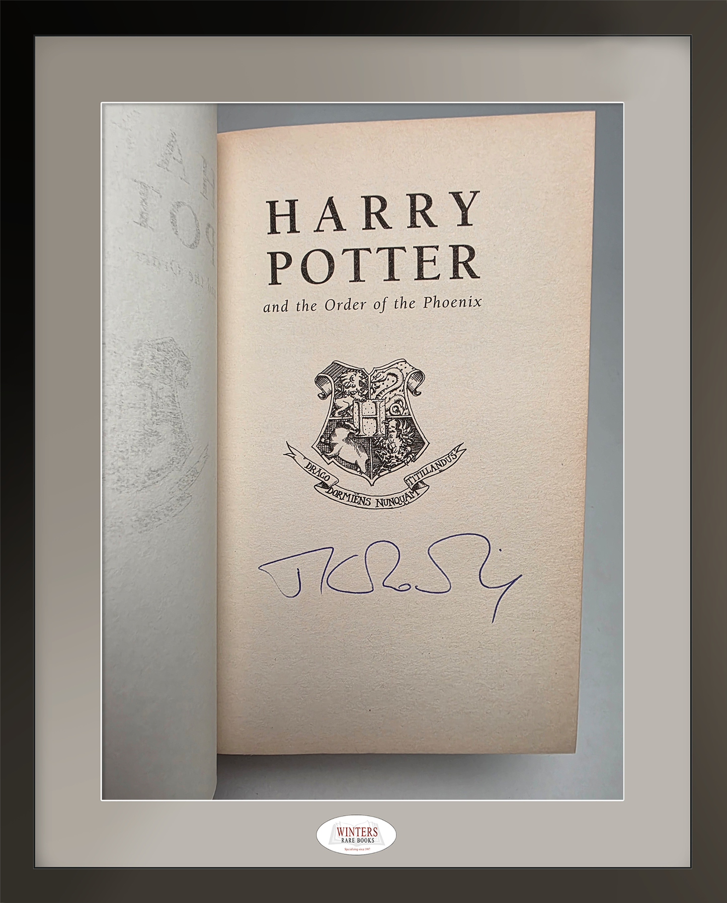 Harry Potter and the Order of the Phoenix - Signed