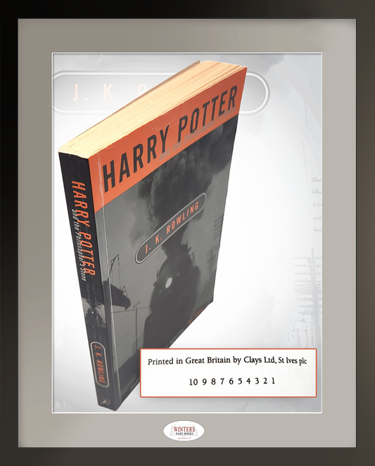 First adult printing Harry Potter and the Philosopher's Stone