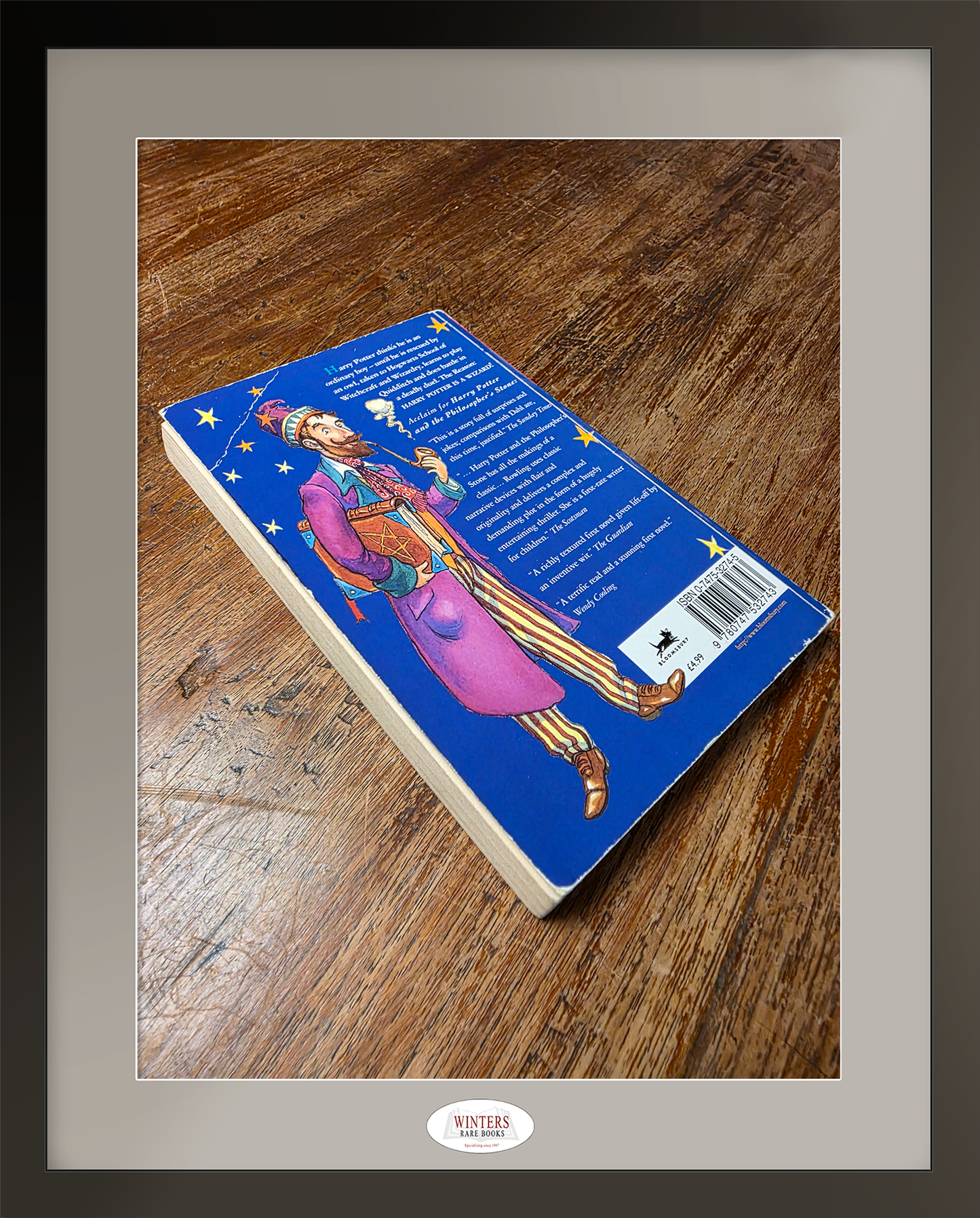 Harry Potter and the Philosopher’s Stone – scarce 8th UK softcover Printing