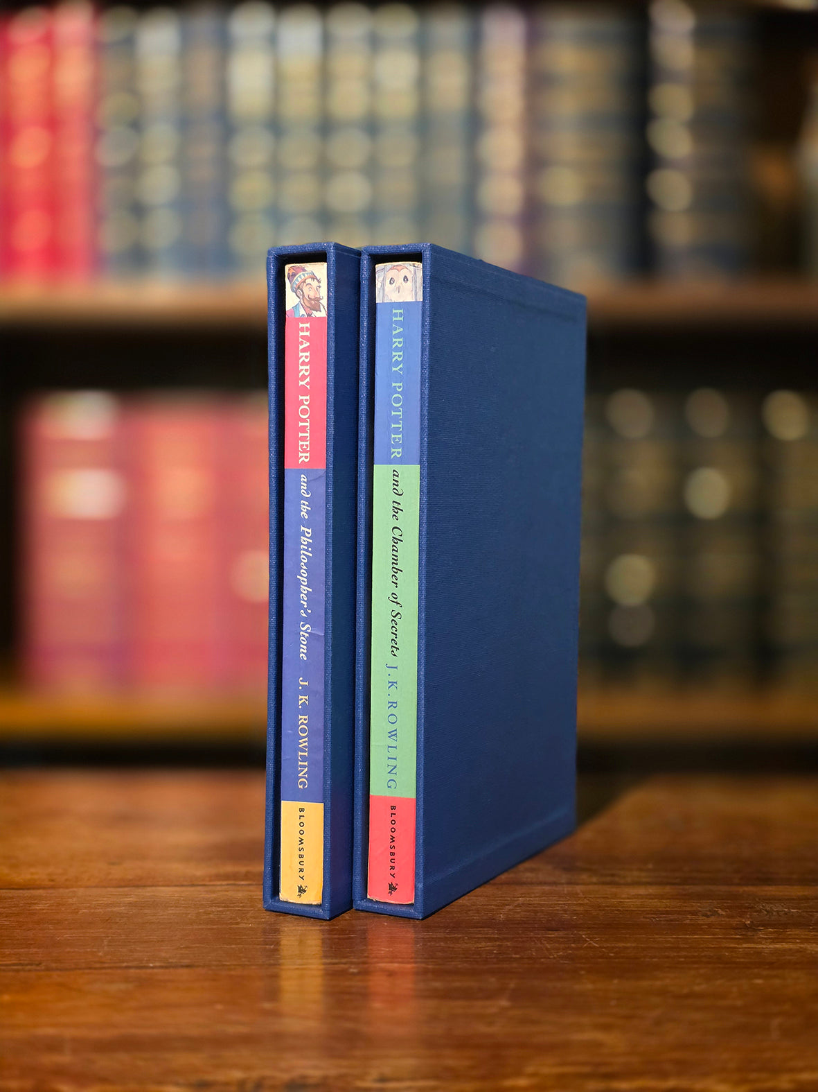 Harry Potter and the Philosopher's Stone with Harry Potter and the Chamber of Secrets - Inscribed by the author