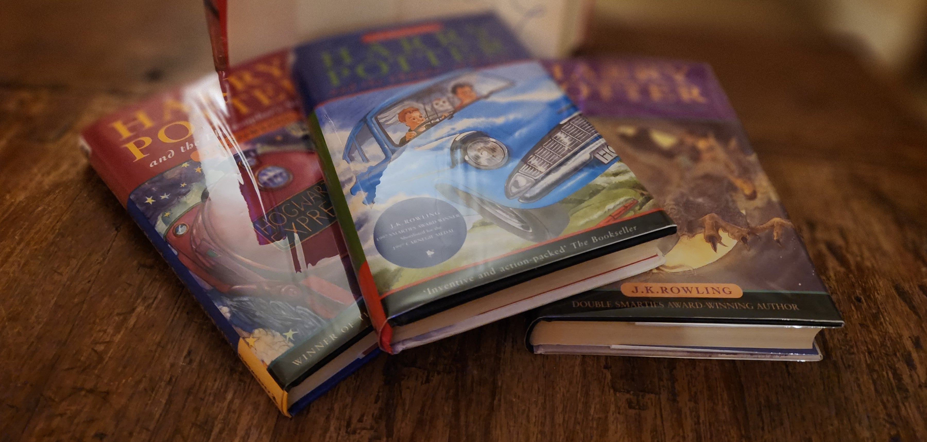 First three Harry Potter books