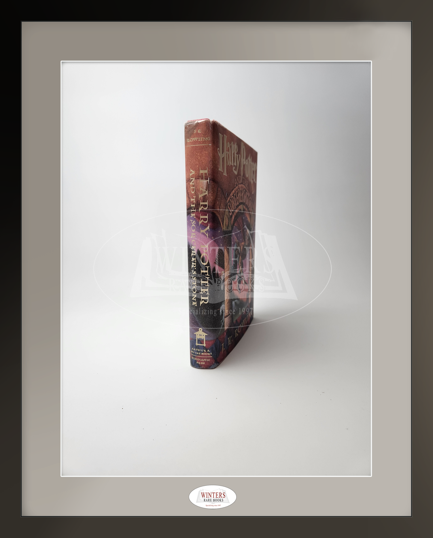 Harry Potter and the Sorcerer’s Stone (USA-adapted title of Harry Potter and the Philosopher’s Stone) – signed in year of publication 1998