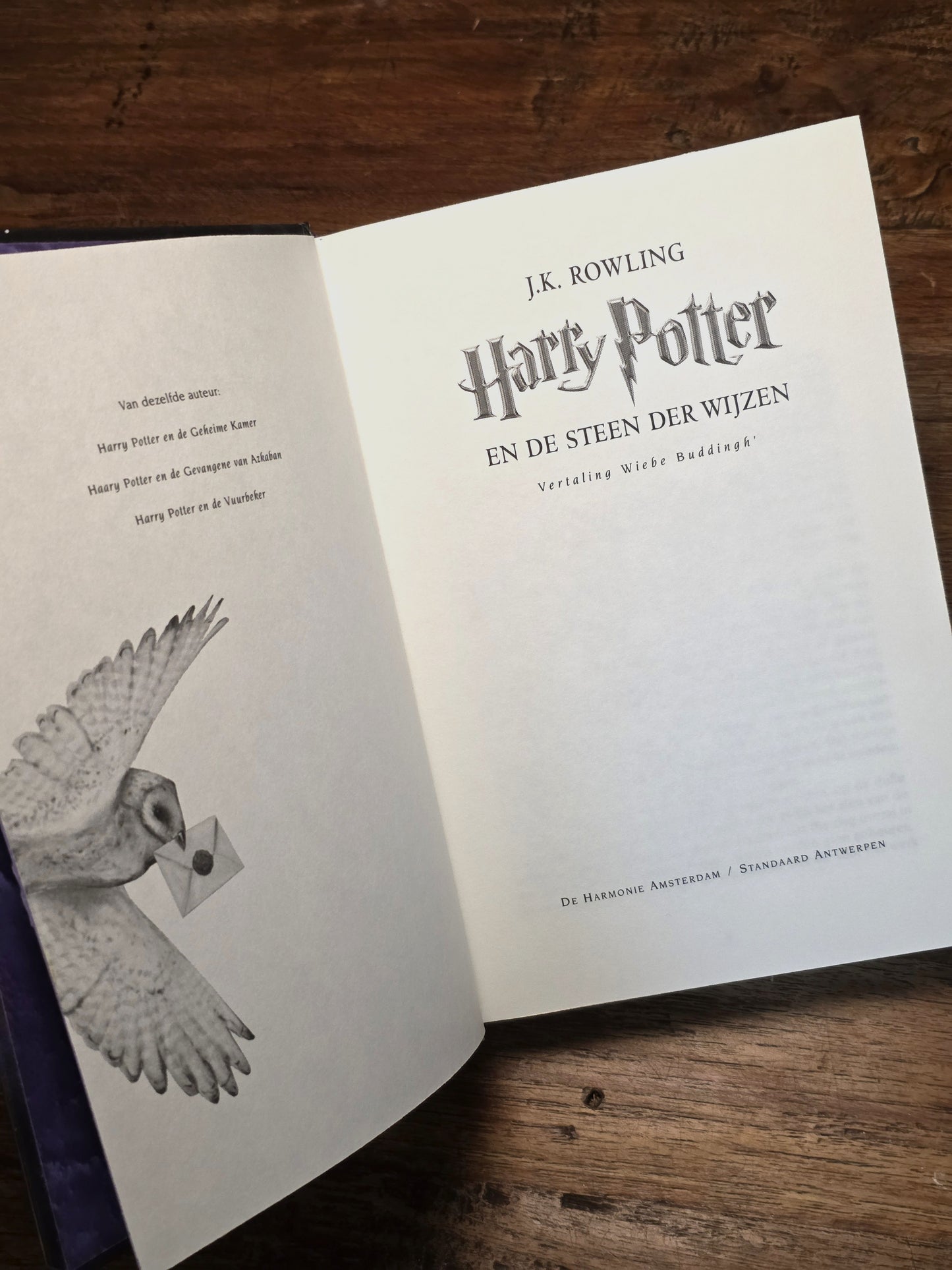 Harry Potter and the Philosopher's Stone – First Dutch Hardcover Edition, First Printing with the Rare "Haary" Error
