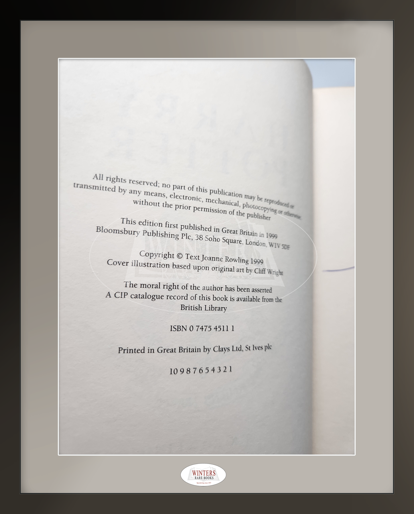 Harry Potter and the Prisoner of Azkaban DELUXE – Signed Association copy