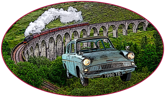 Flying Ford Anglia Harry Potter