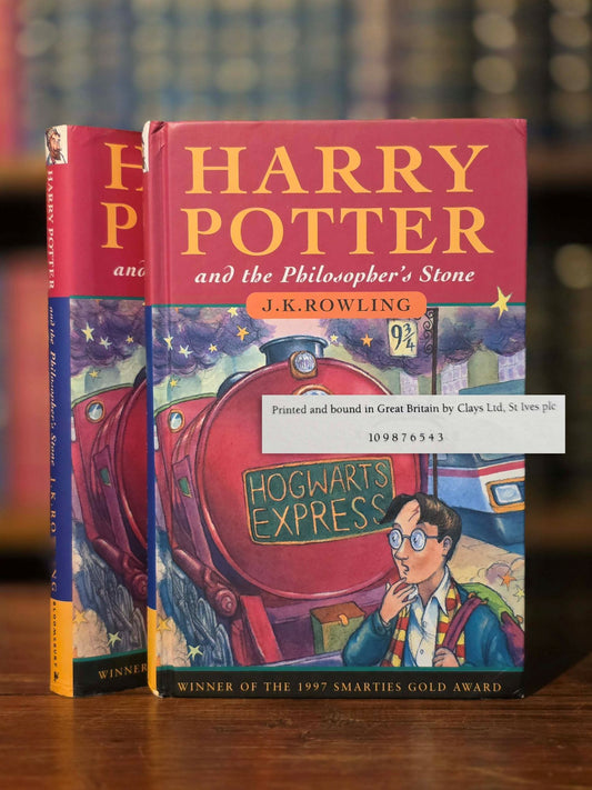 Harry Potter and the Philosopher’s Stone, first Hardback edition, third printing