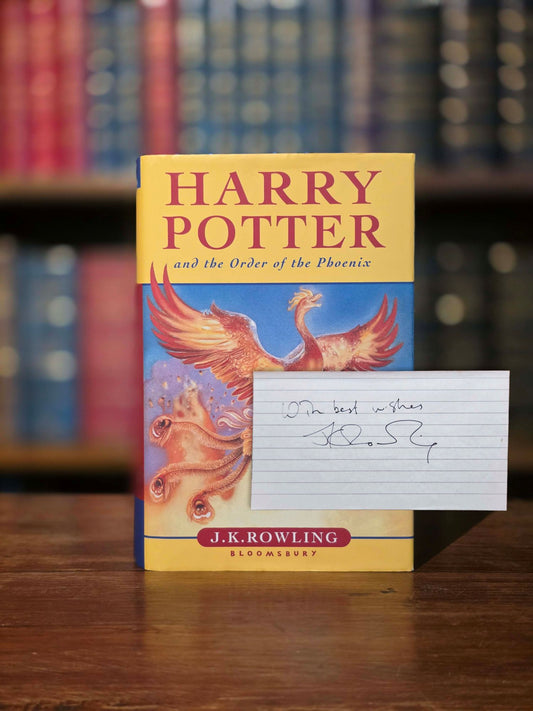 Harry Potter and Order of the Phoenix - signed on note – Fully authenticated