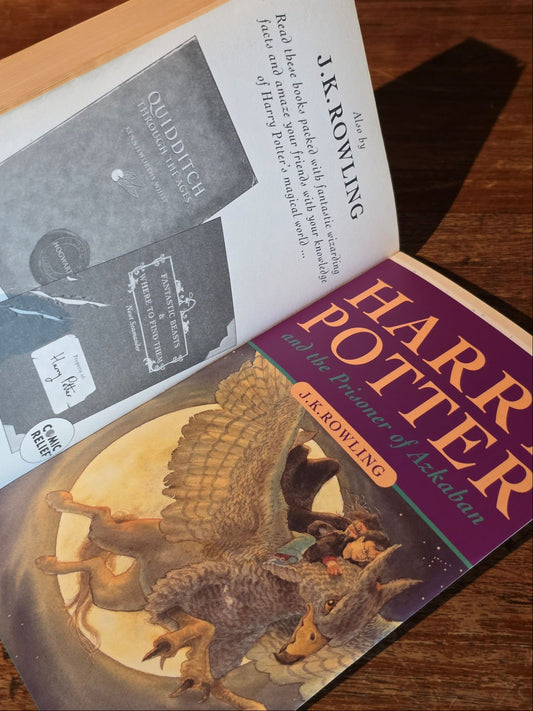 Harry Potter & the Prisoner of Azkaban – Unique inside-out bound and misprinted copy
