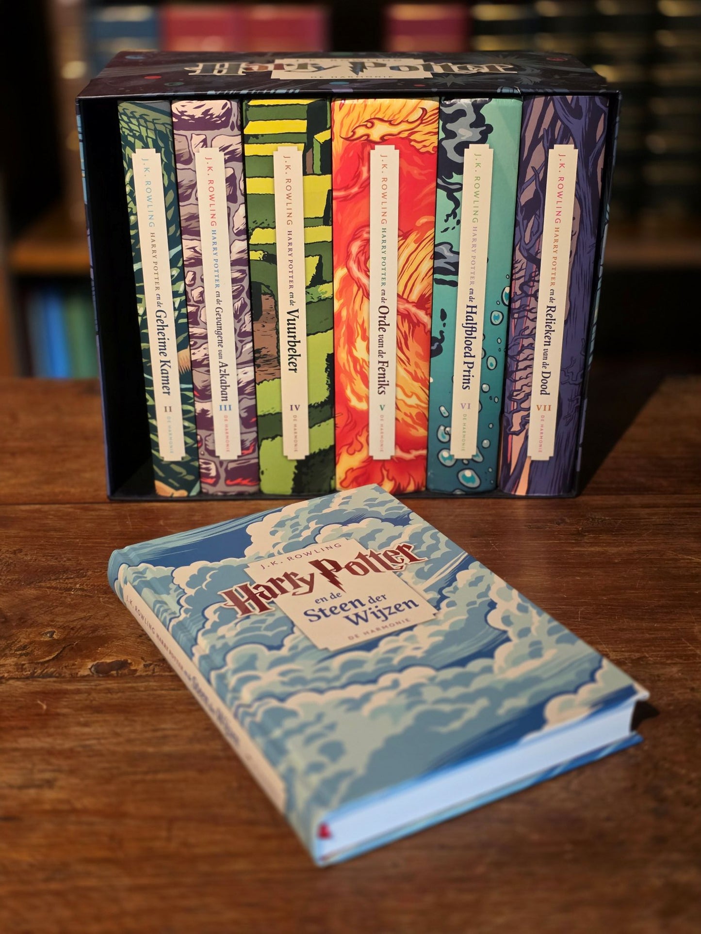 Limited Edition Dutch Harry Potter 20th Anniversary set with promotional poster