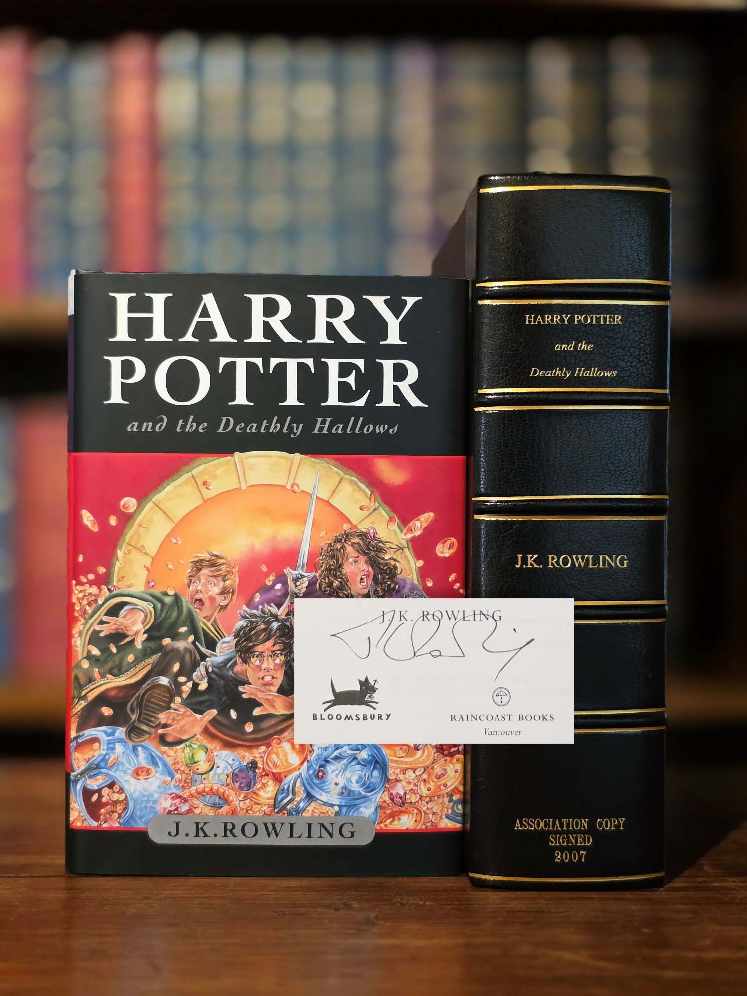 Harry Potter and the Deathly Hallows – Signed Canadian association copy