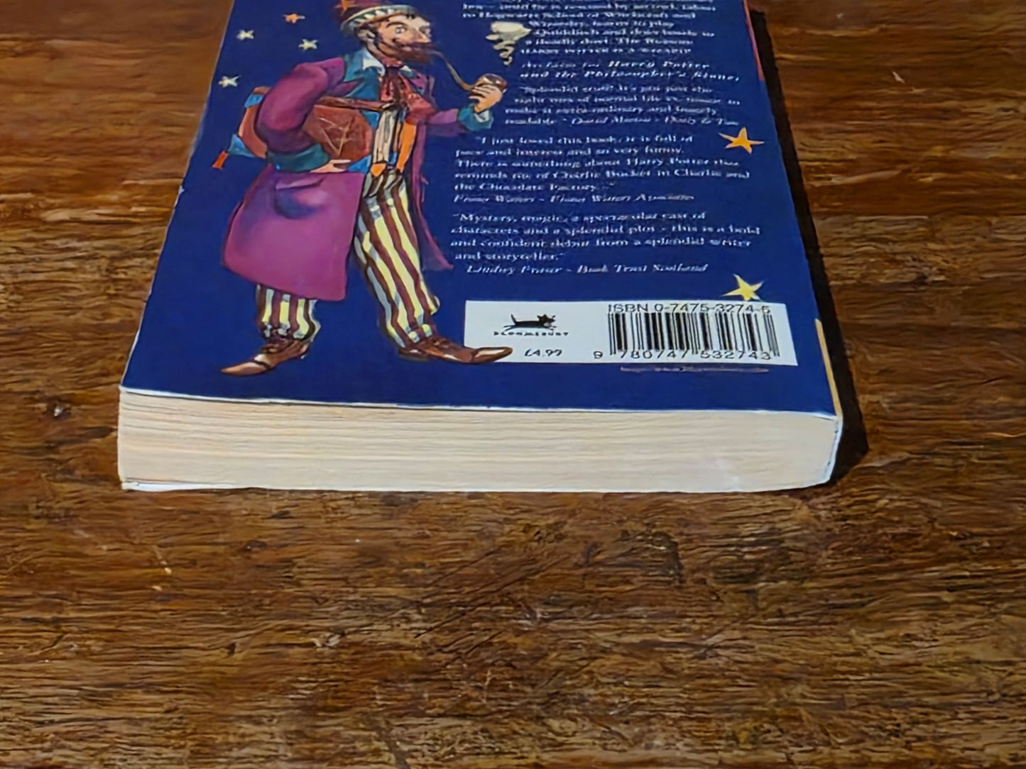 Harry Potter and the Philosopher's Stone - first edition, fifth printing - Wendy Cooling quote