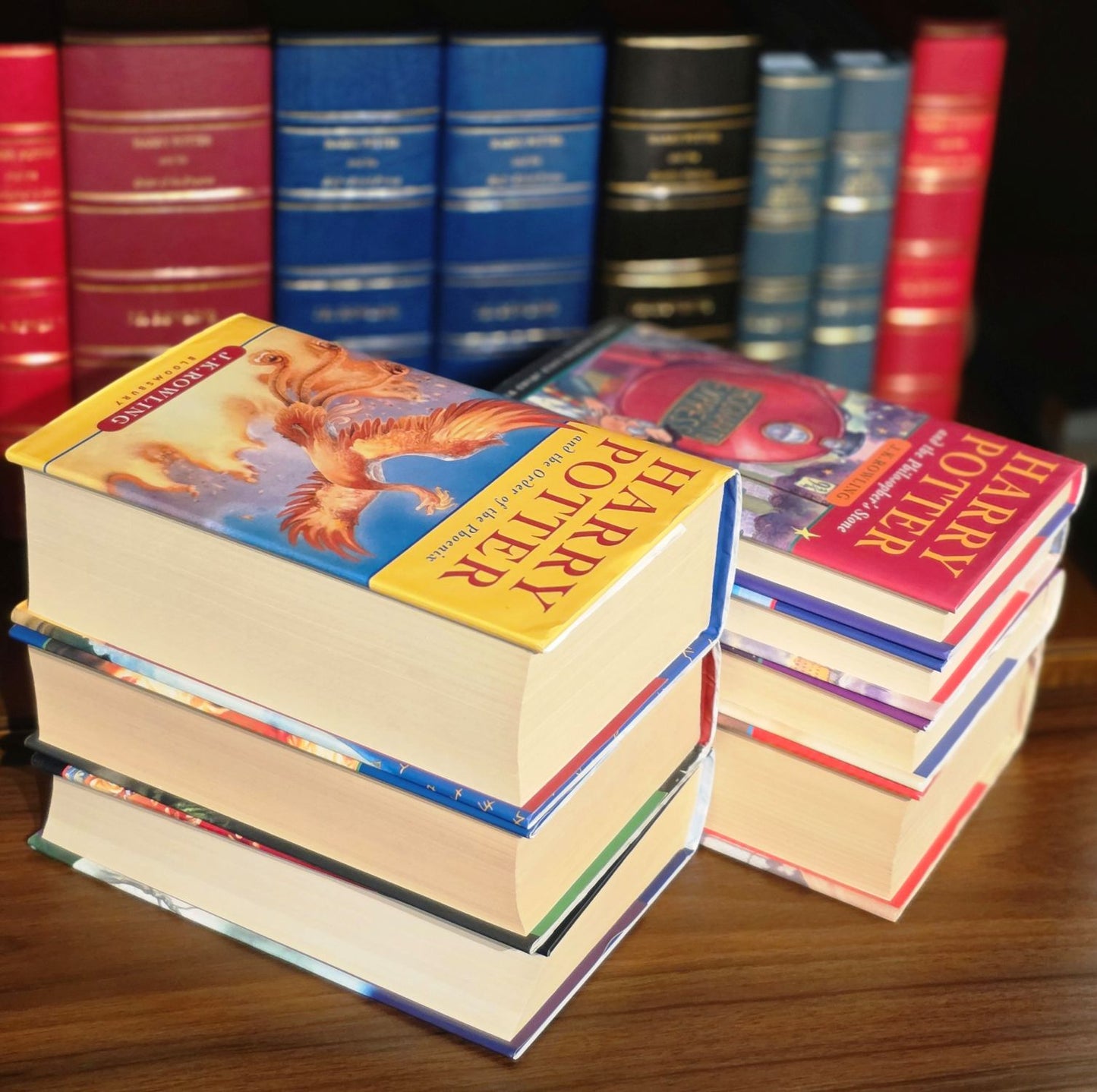 Harry Potter series – complete set of first UK edition hardbacks