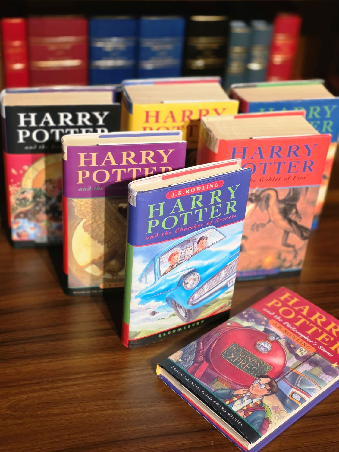 Indienen
Harry Potter series – complete set of first UK edition hardbacks
Actief
Harry Potter series – complete set of first UK edition hardbacks toegevoegd
