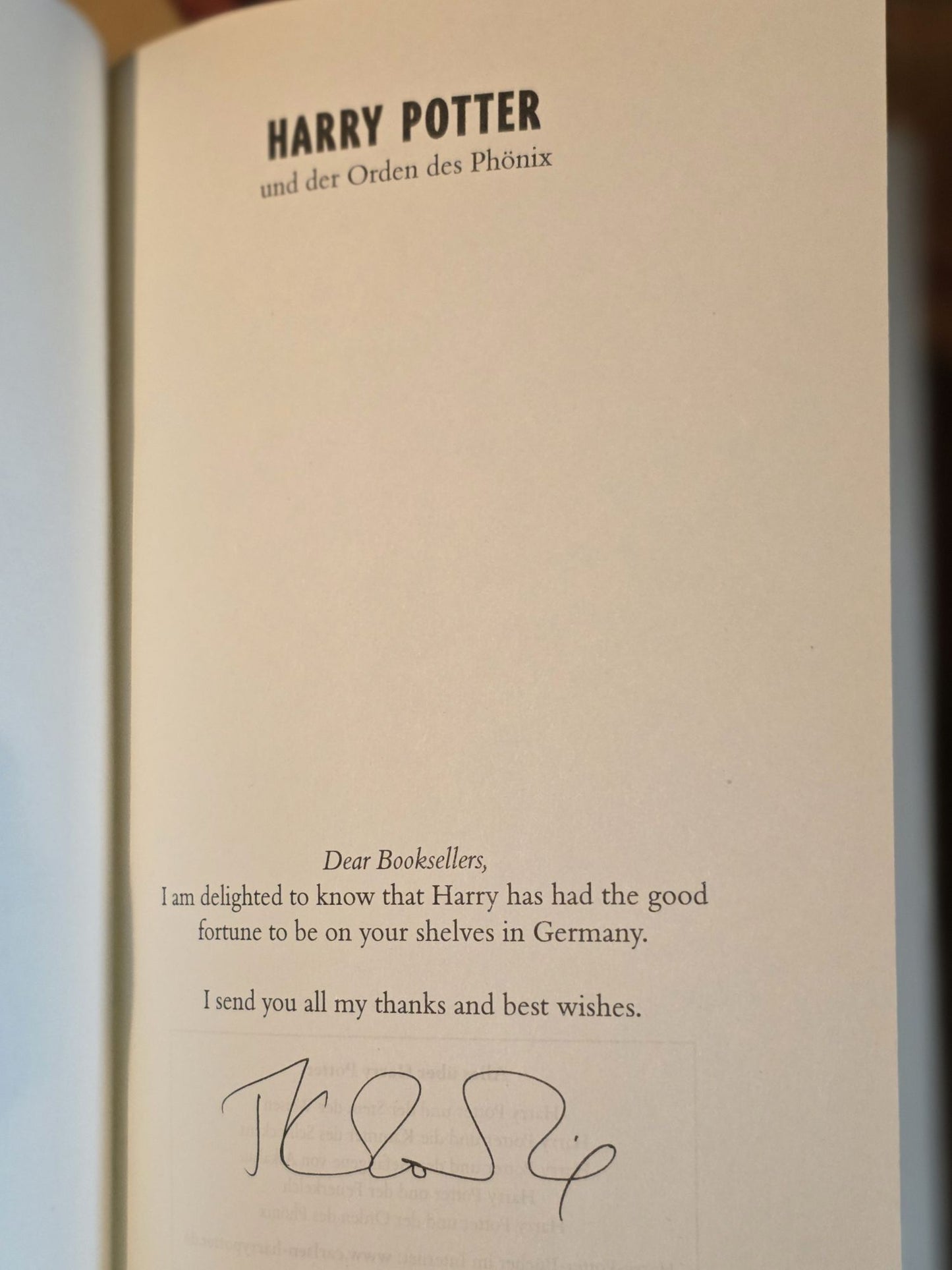 Scarce German Bookseller Limited Edition of the Last Three Harry Potter Books - Unique Books and Dust Jackets