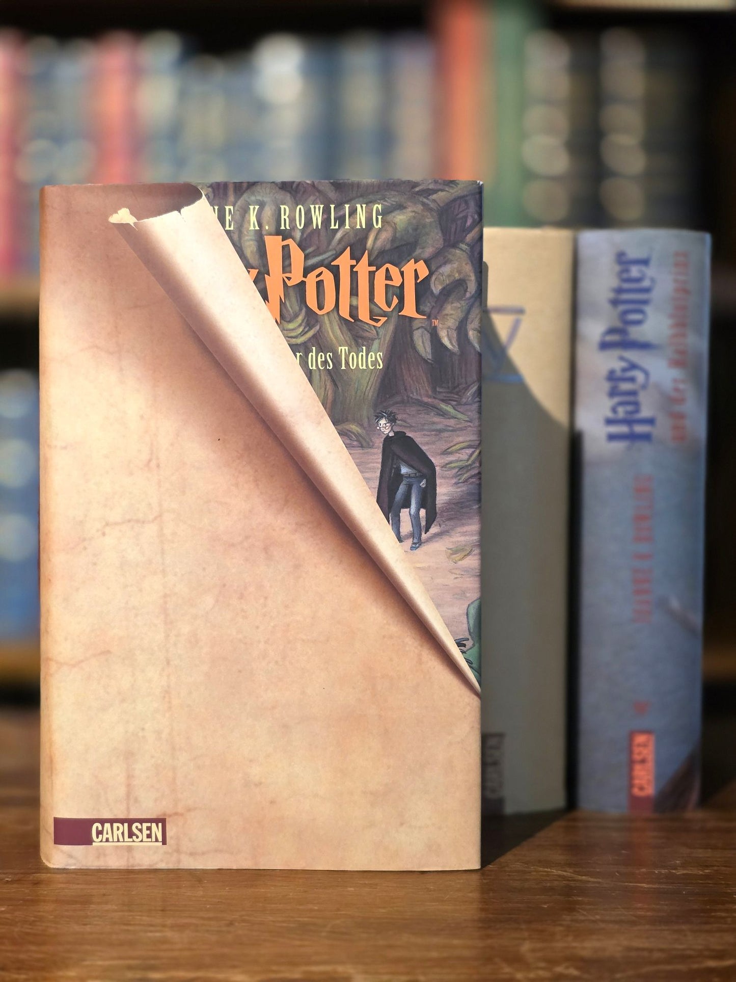 Scarce German Bookseller Limited Edition of the Last Three Harry Potter Books - Unique Books and Dust Jackets