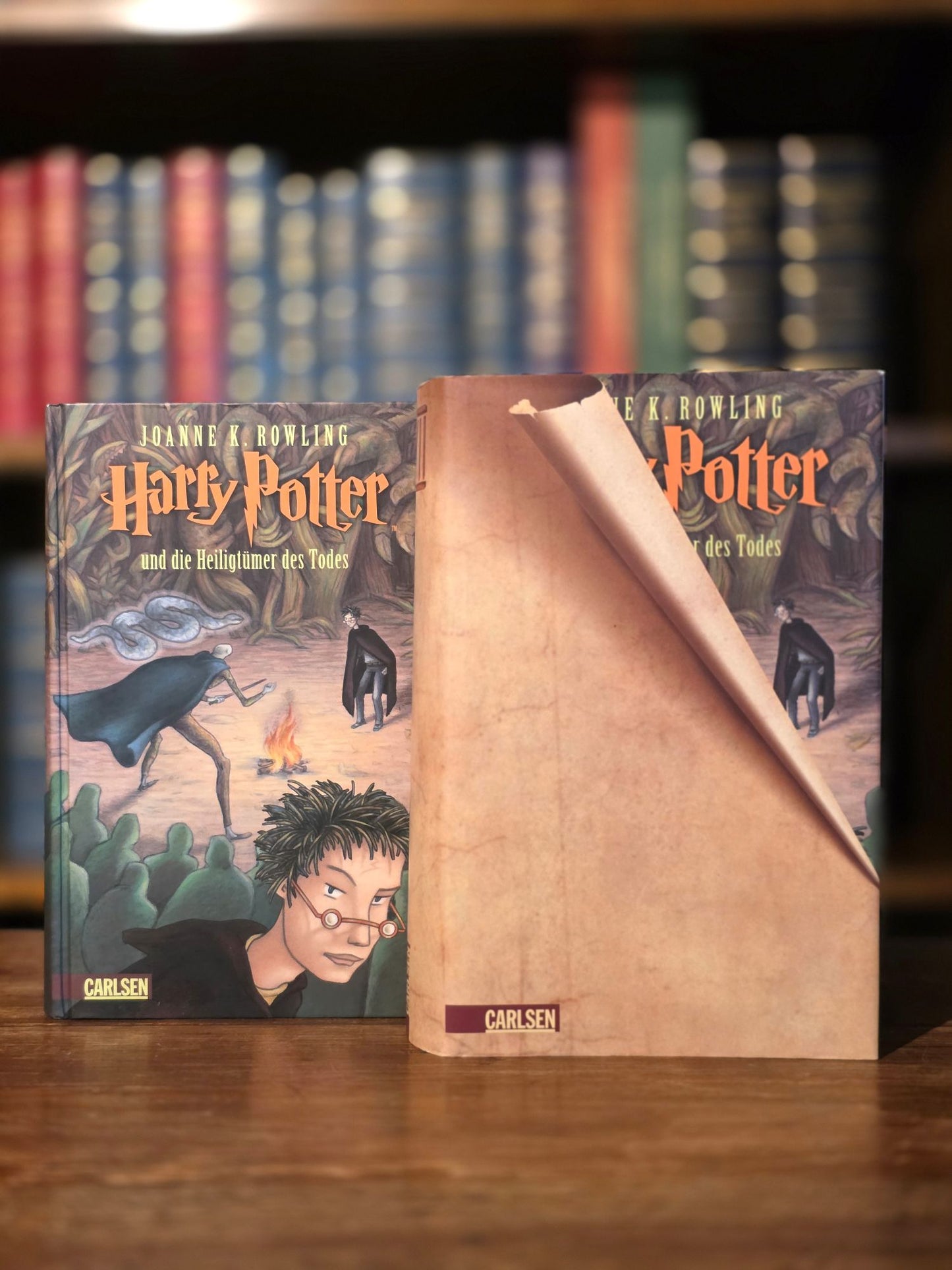 Scarce German Bookseller Limited Edition of the Last Three Harry Potter Books - Unique Books and Dust Jackets