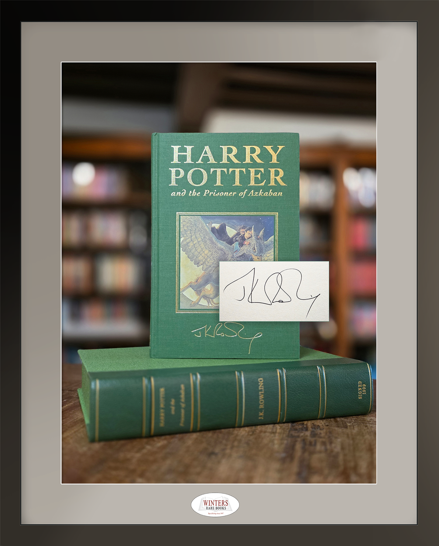 Harry Potter and the Prisoner of Azkaban - Deluxe edition, first printing, signed