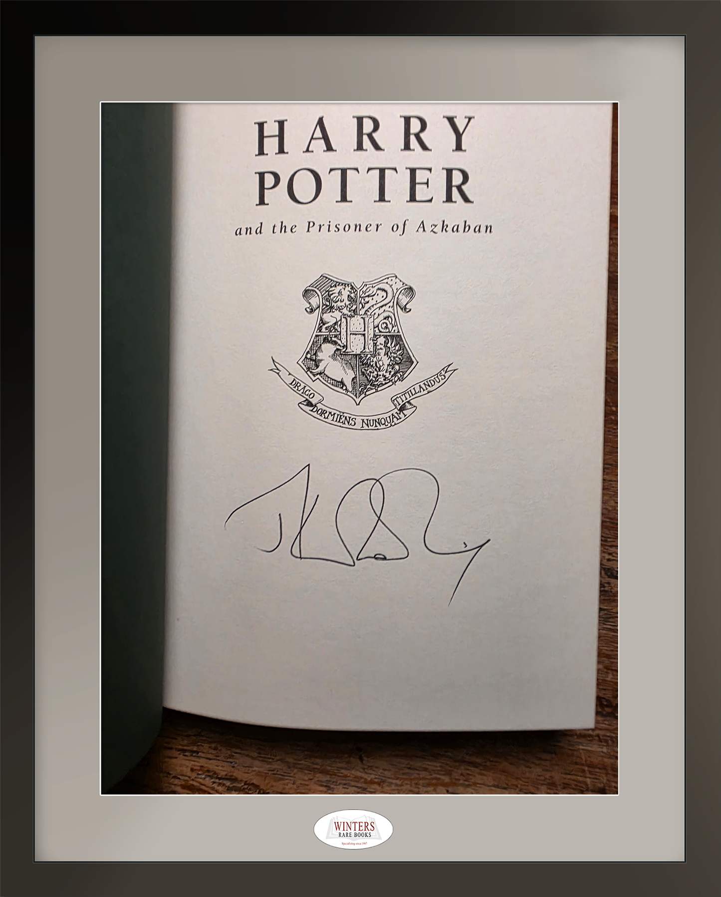 Harry Potter and the Prisoner of Azkaban - Deluxe edition, first printing, signed