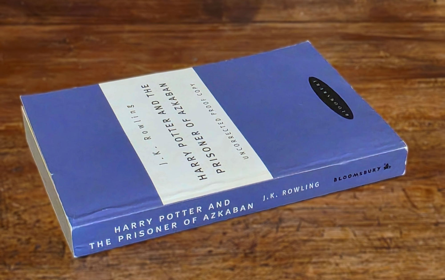 Harry Potter and the Prisoner of Azkaban - Uncorrected Proof Copy (Purple Variant) - Signed Bloomsbury Bookplate