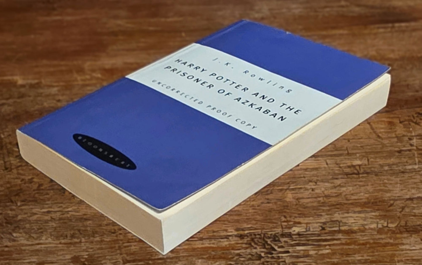 Harry Potter and the Prisoner of Azkaban - Uncorrected Proof Copy (Purple Variant) - Signed Bloomsbury Bookplate