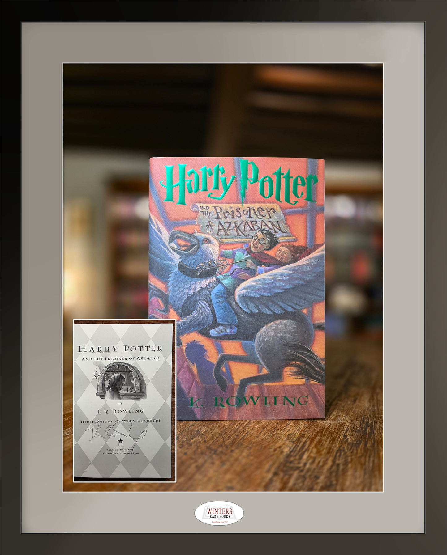 Harry Potter and the Prisoner of Azkaban signed first US printing