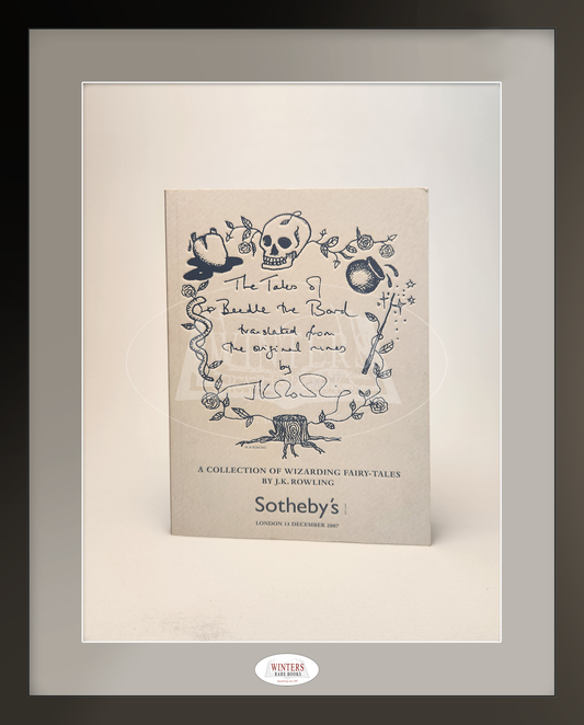 The Tales of Beedle the Bard, a Collection of Wizarding Fairy-Tales Sotheby’s 2007 Auction Catalogue